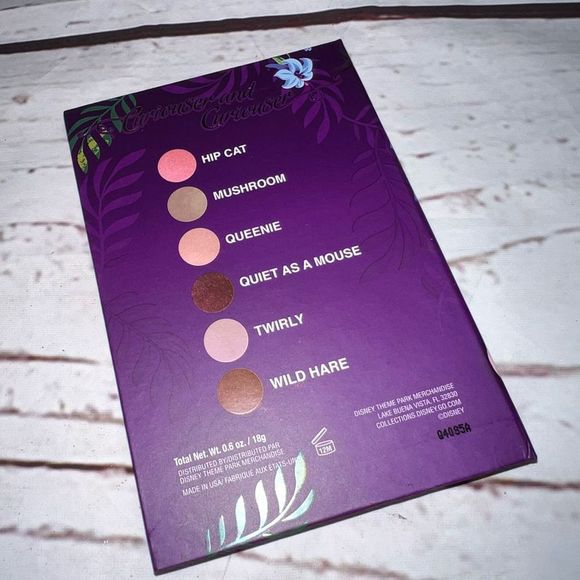 BEAUTIFULLY Disney Alice Wonderland Cheshire Cat Curiouser Eyeshadow Palette NLA - Picture 6 of 10